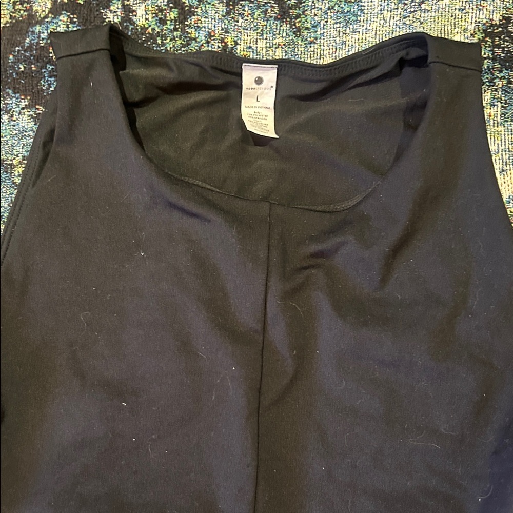 Yogalicious Black Scoop Neck Tank
